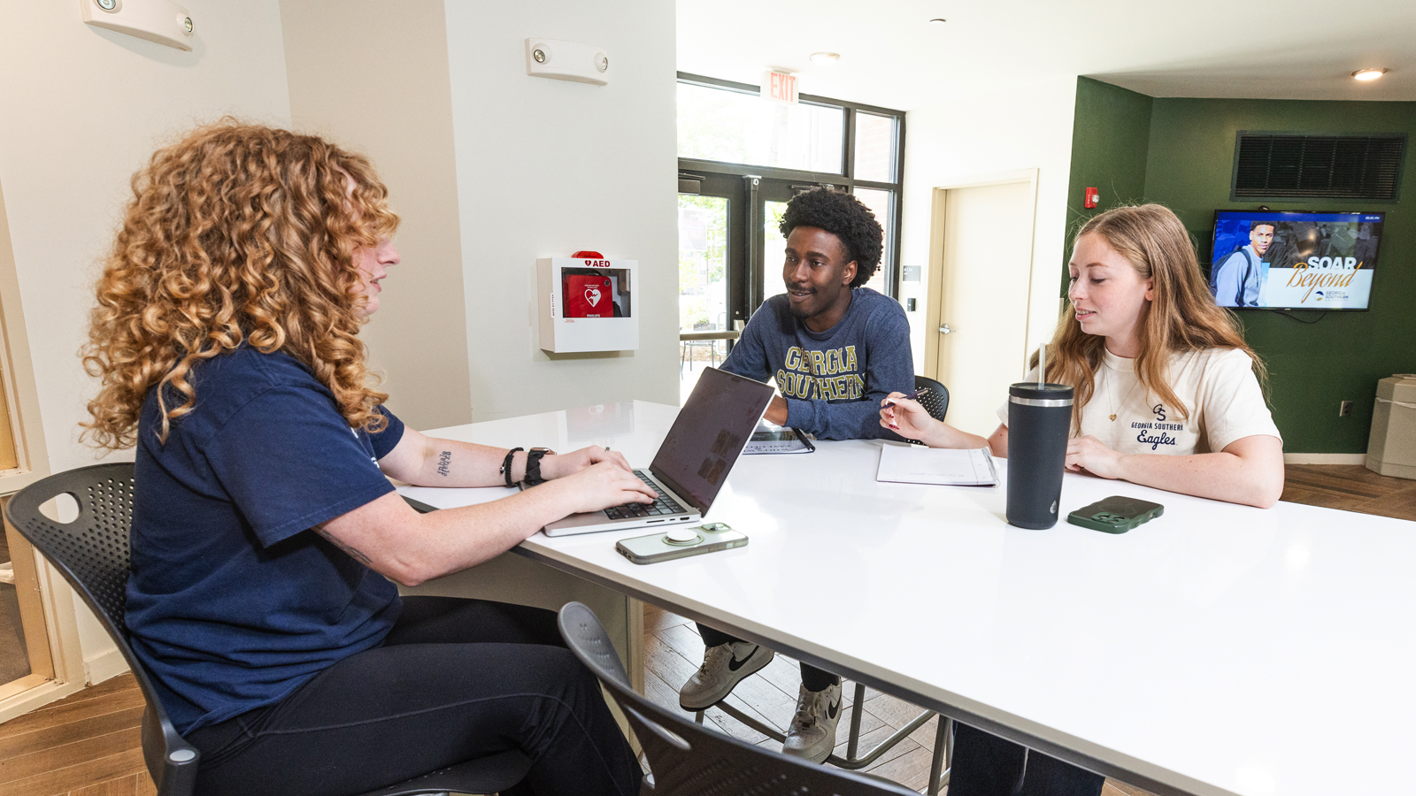 Transfer student exploring Georgia Southern academic options